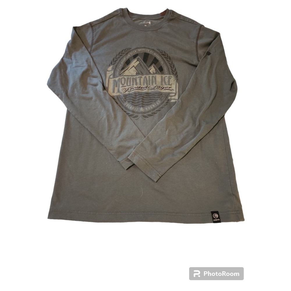 Solaris Long Sleeve T-Shirt Mountain Ice‎ Graphic Tee Athleisure